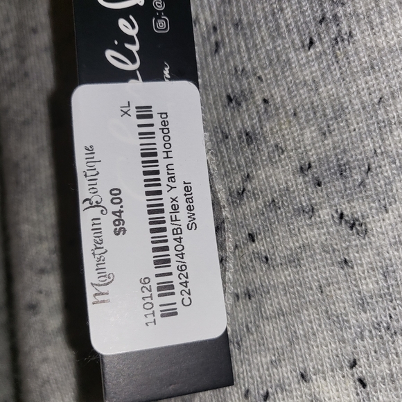 MAINSTREAM BOUTIQUE SWEATER WITH HOID - Picture 2 of 3